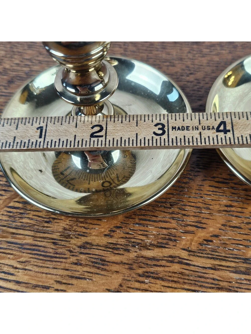 Vintage Baldwin Brass Candlesticks Pair 7” Forged in America Taper Holders